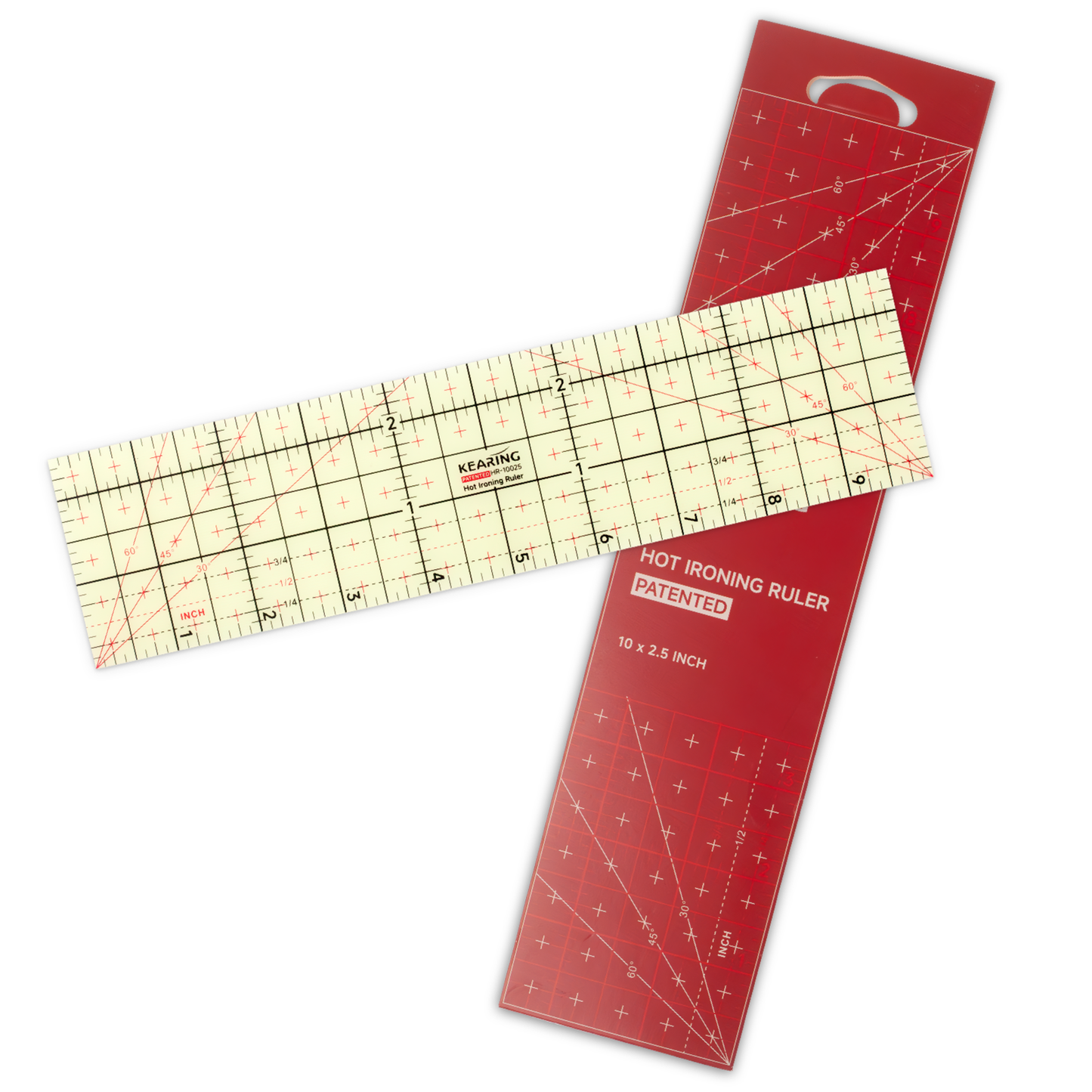 Kearing Hot Ironing Ruler 10” × 2.5”