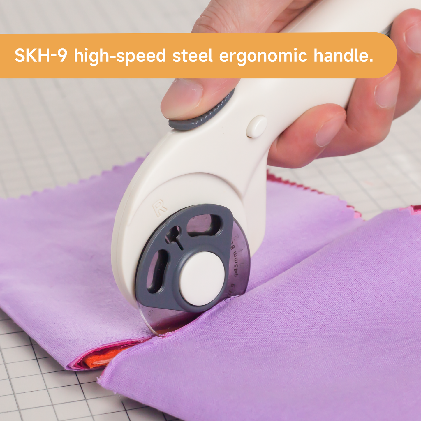 Kearing 45MM Rotary Cutter | Ideal for Fabric, Leather & Paper