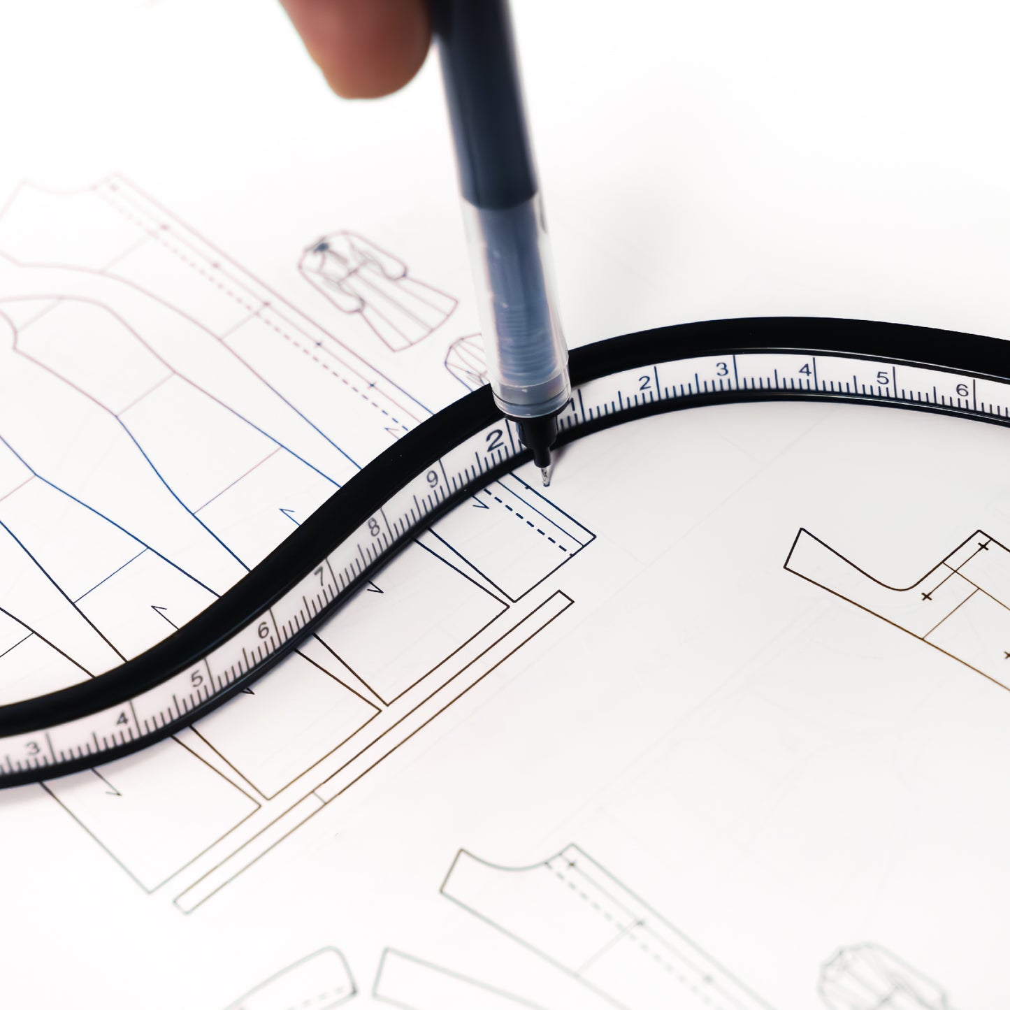 Kearing 60cm & 24” Flexible Curve Ruler