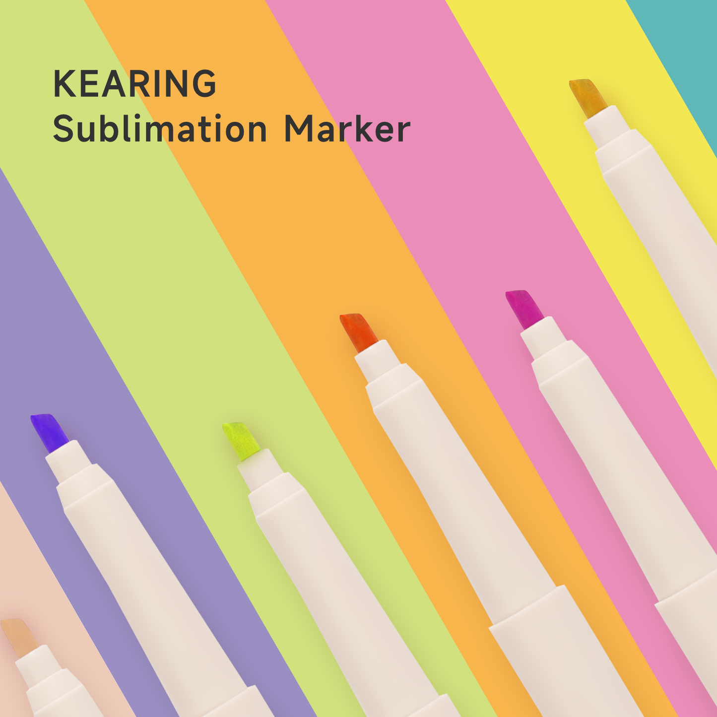 Kearing Ellipse Iron-on Transfer Pen | 24 Colors Set