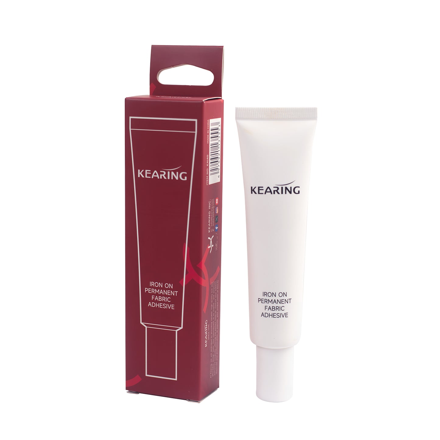 Kearing Iron-on Permanent Fabric Adhesive