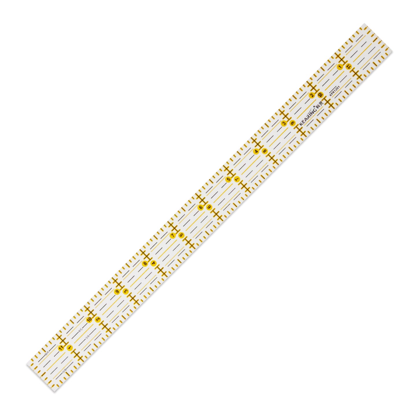 Kearing 12” × 1” Mini Patchwork Quilting Ruler