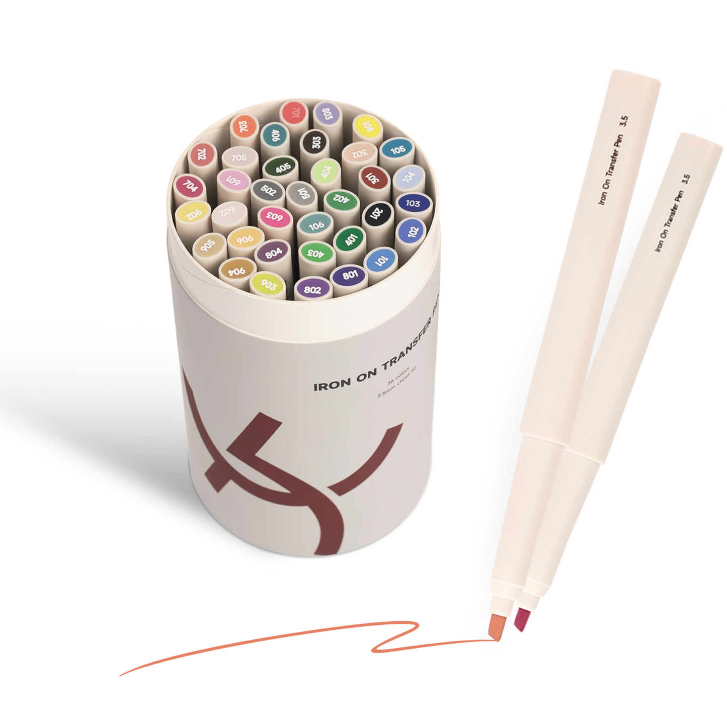 Kearing Ellipse Iron-on Transfer Pen | 24 Colors Set