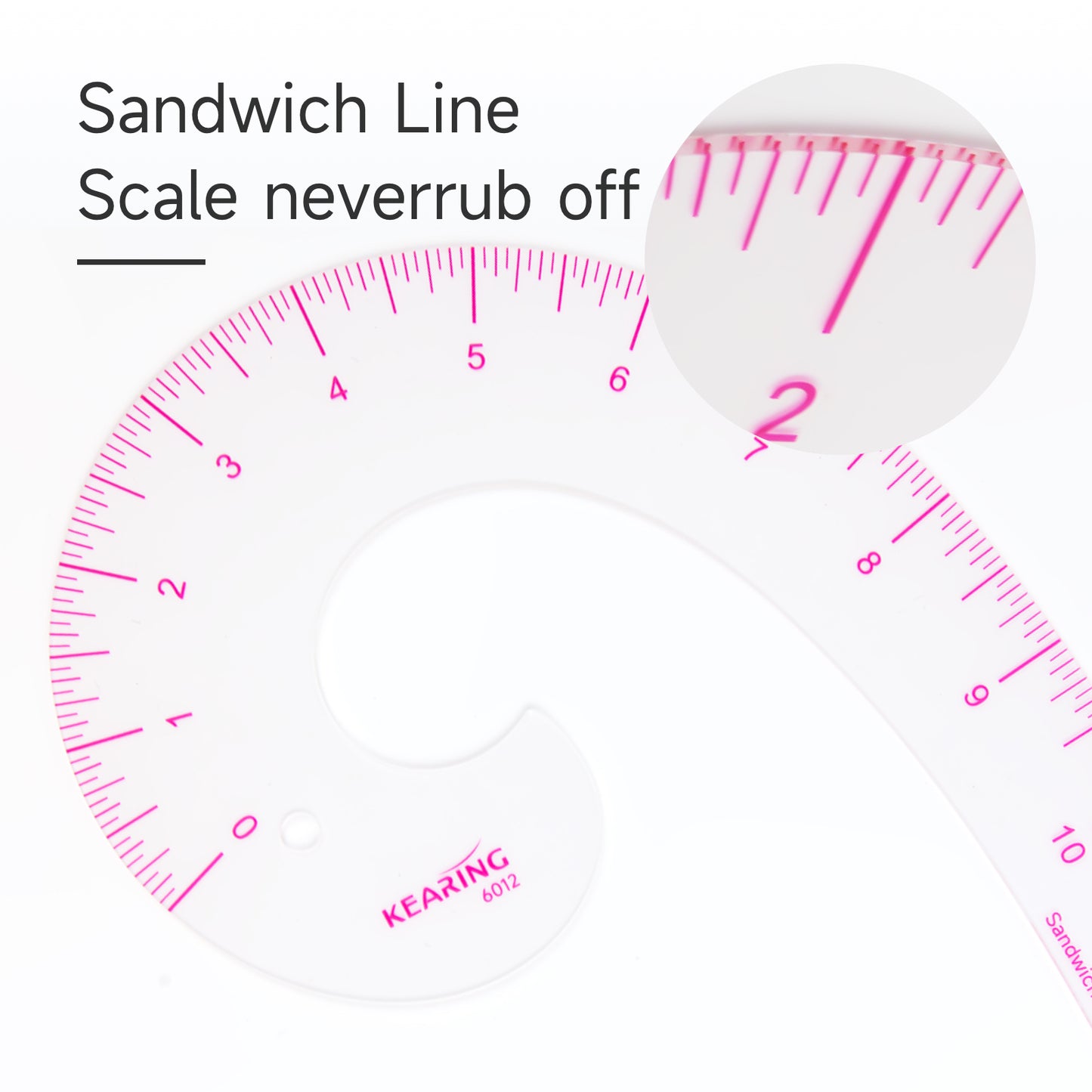 Kearing 6012 Plastic Curve Ruler 12”