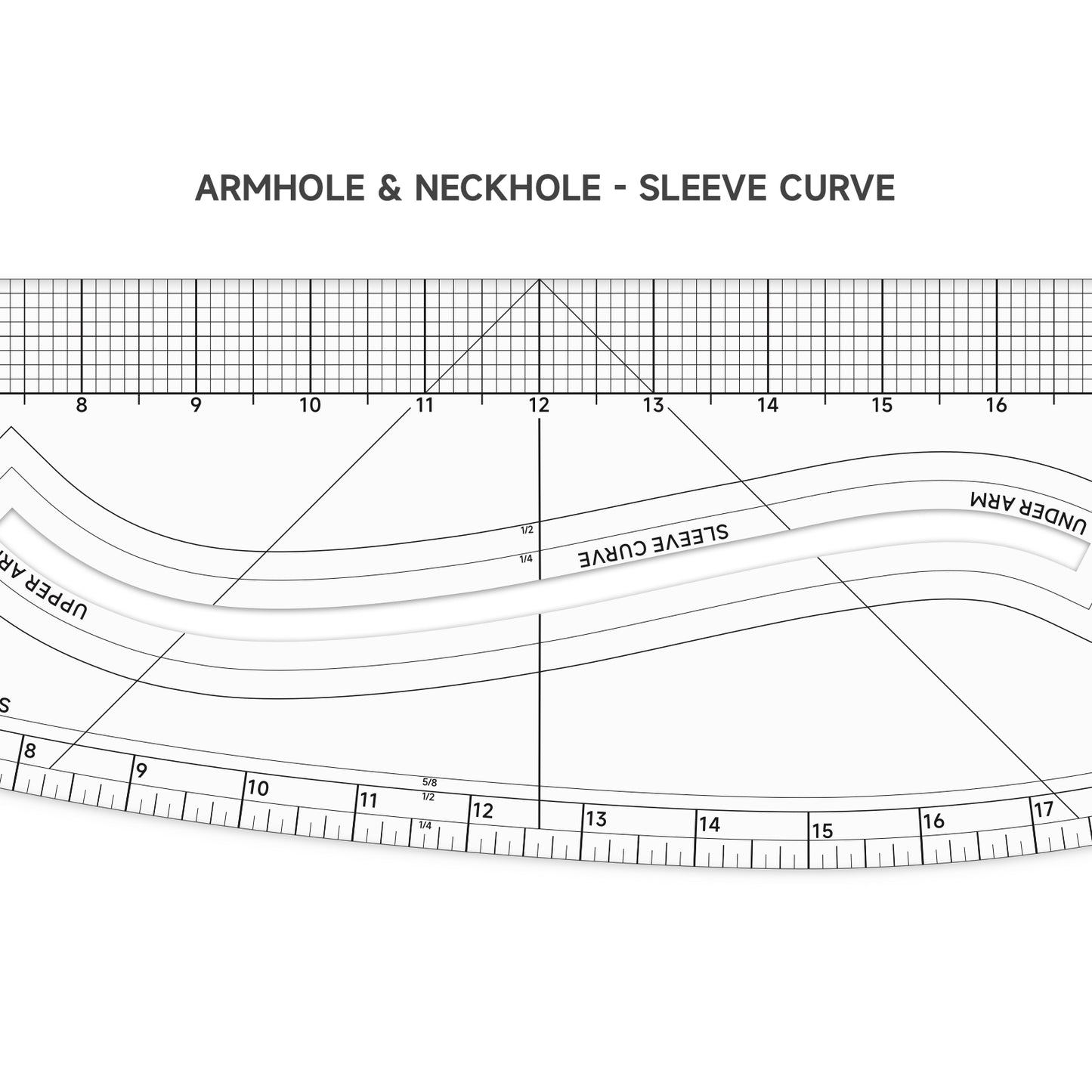 Kearing PM6512R Imperial Pattern Making Ruler