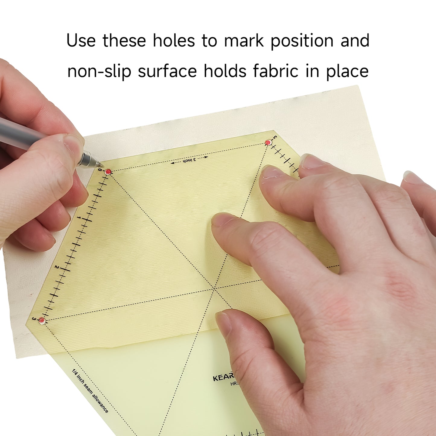 Kearing 3 inch Hot Ironing Quilting Template Set