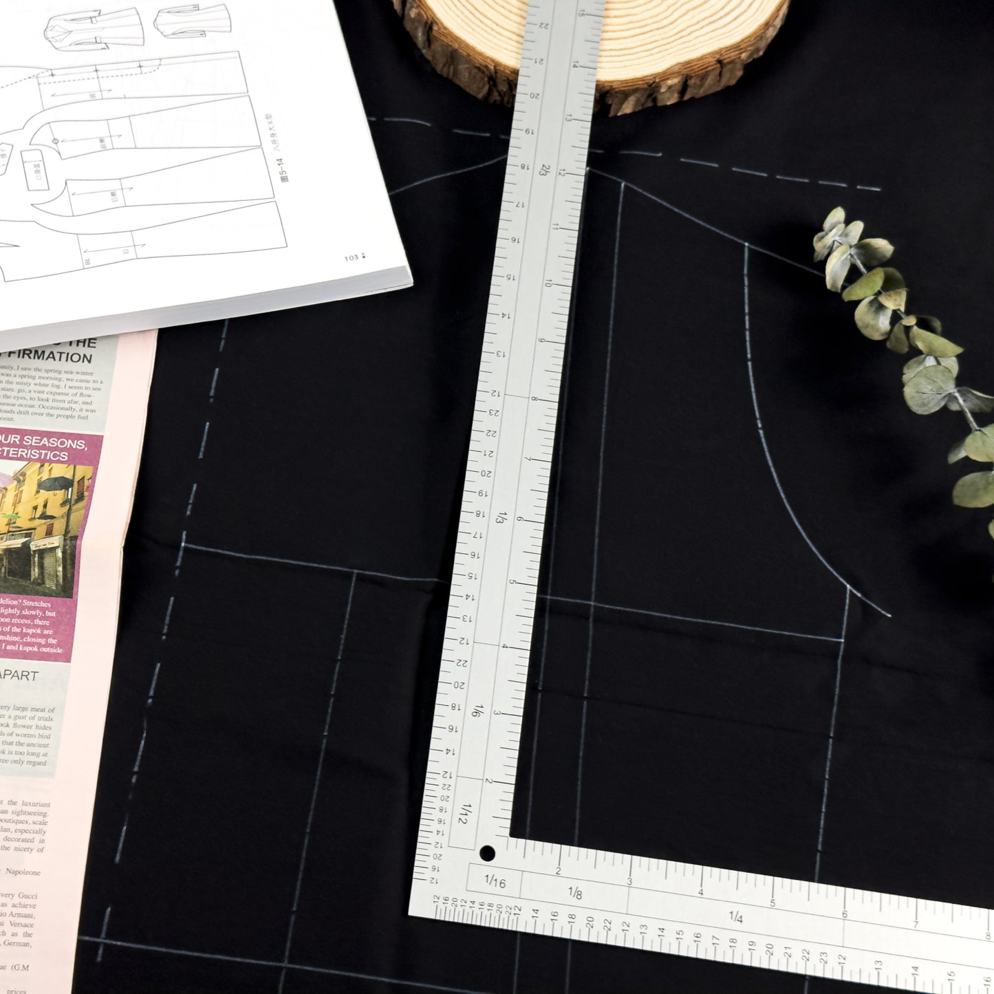 Kearing 24” × 14” Aluminum L Square Ruler 5124A