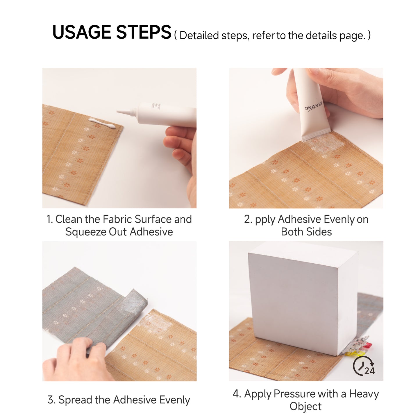 Kearing Permanent Fabric Adhesive Fabric Adhesive