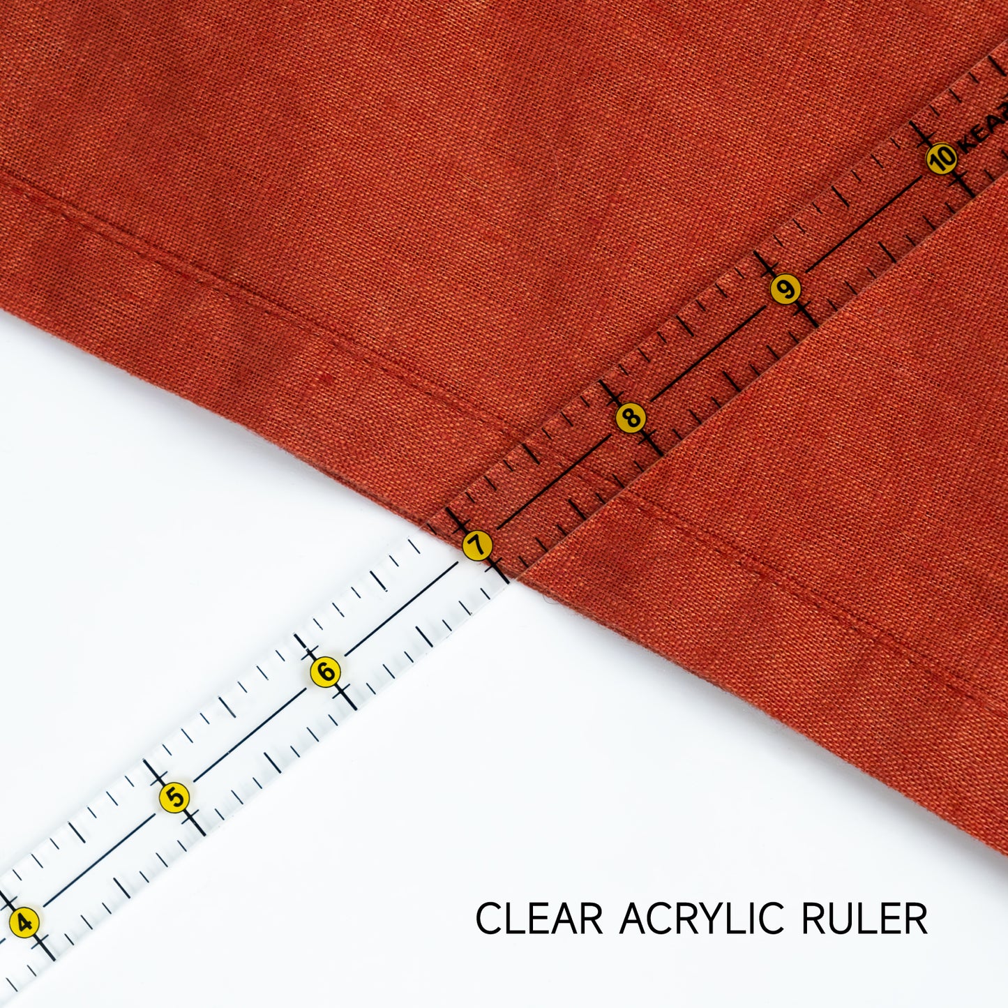 Kearing 6” × 0.5” Mini Patchwork Quilting Ruler
