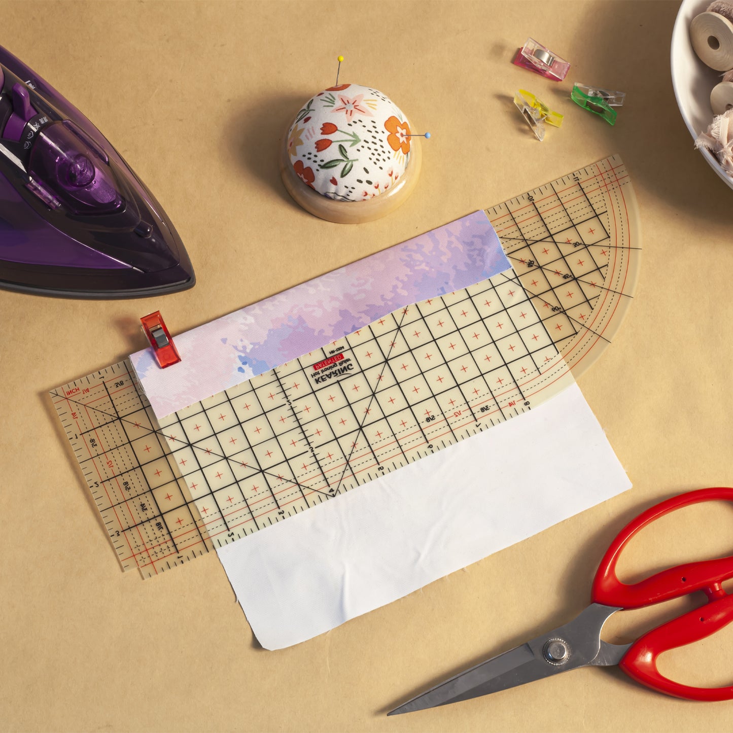 Kearing Hot Ironing Ruler 12” × 4”