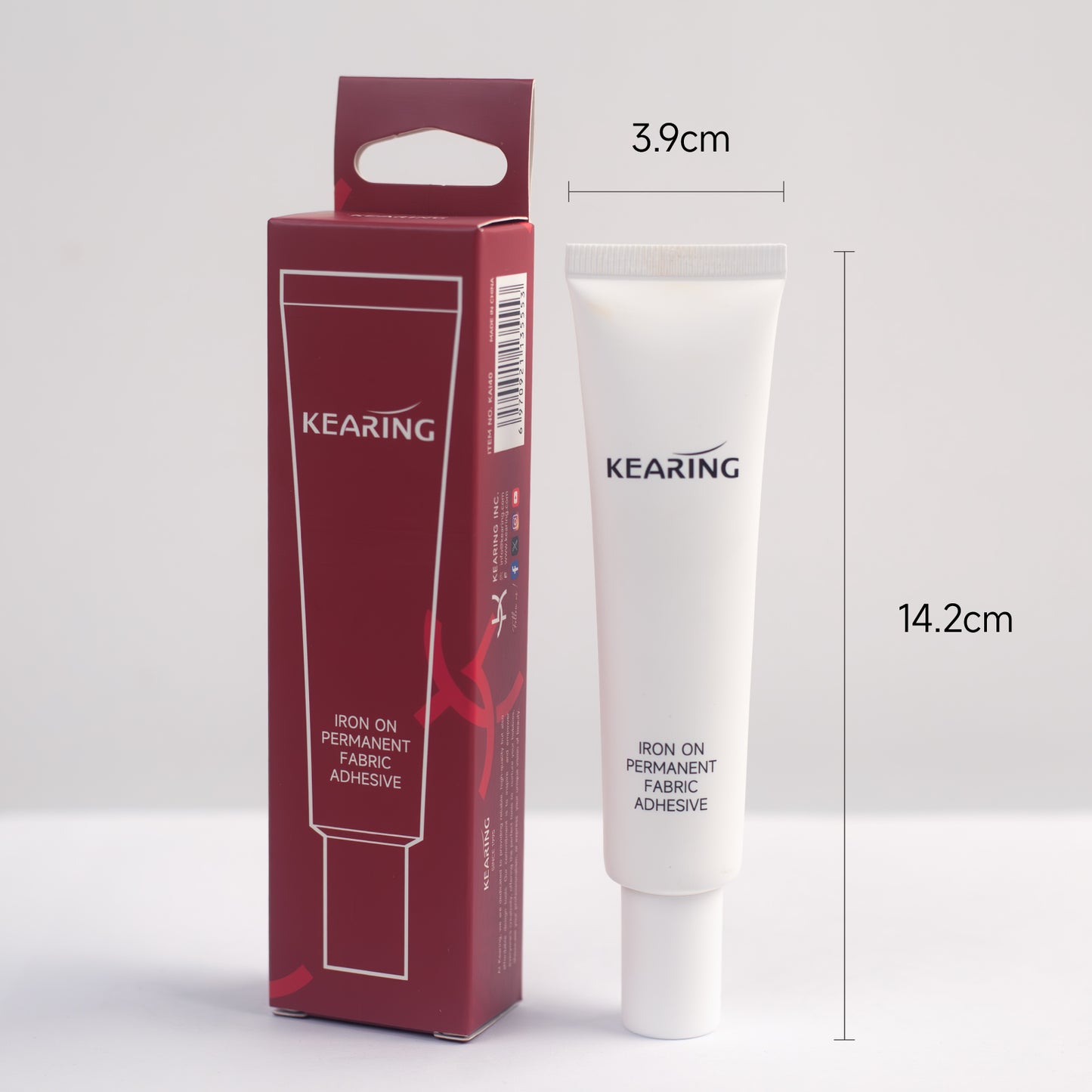 Kearing Iron-on Permanent Fabric Adhesive