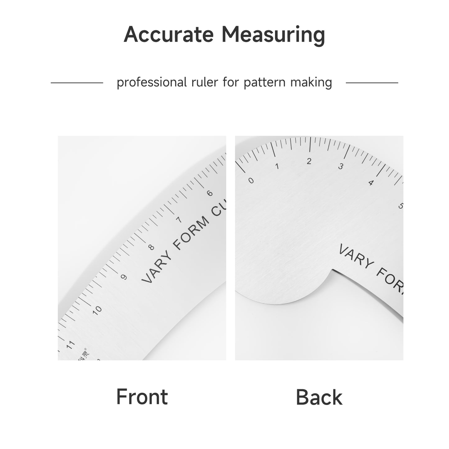 Kearing 12” Aluminum Curve Ruler 6112A