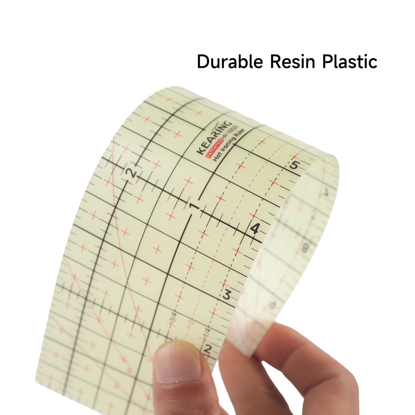 Kearing Hot Ironing Ruler 10” × 2.5”