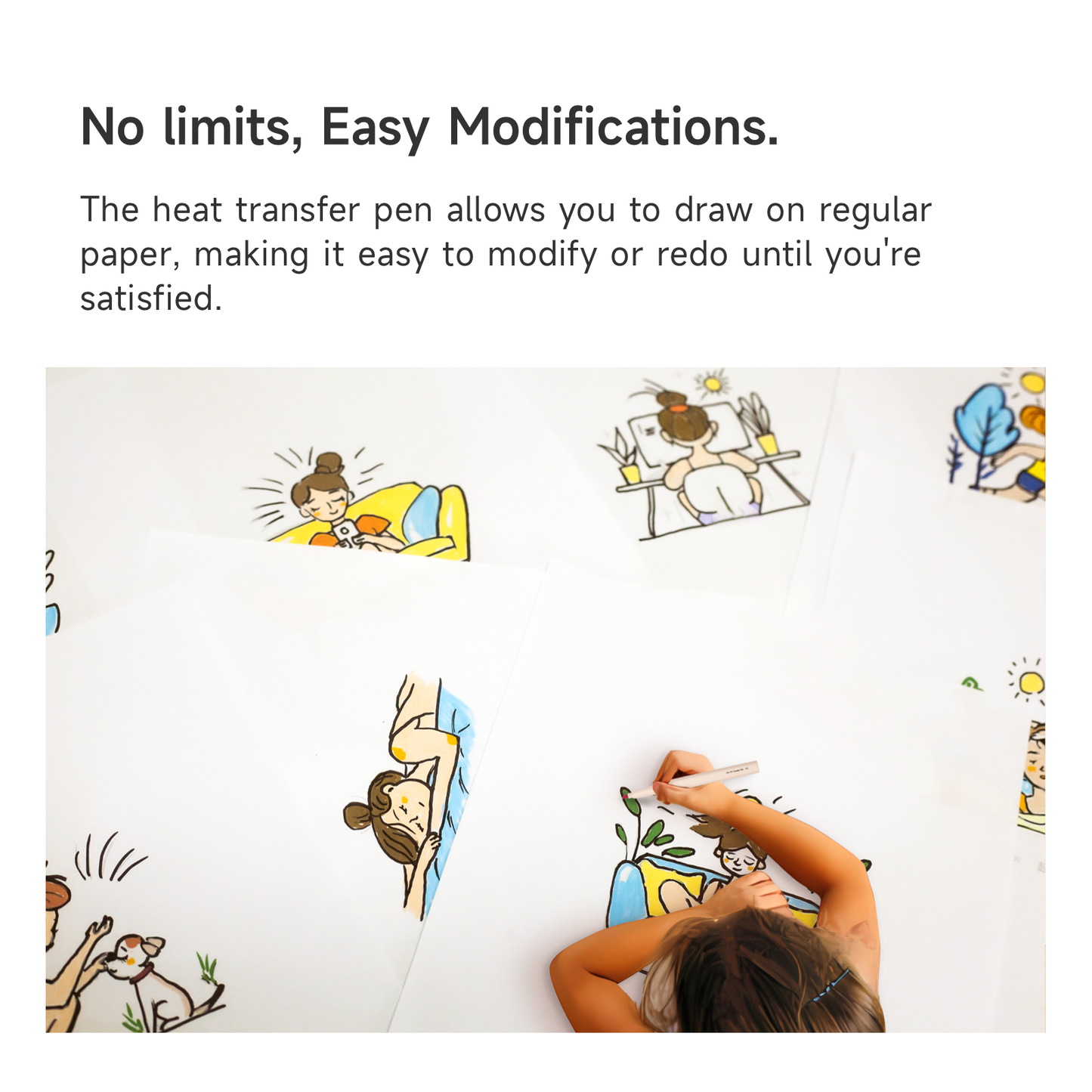 Kearing Ellipse Iron-on Transfer Pen | 24 Colors Set