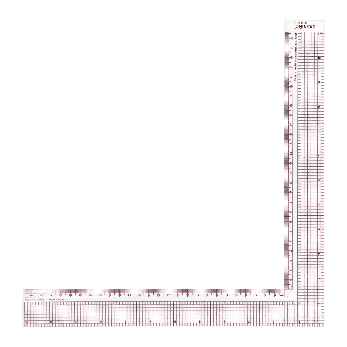 Kearing 5812 Plastic L Square 12” & 26cm