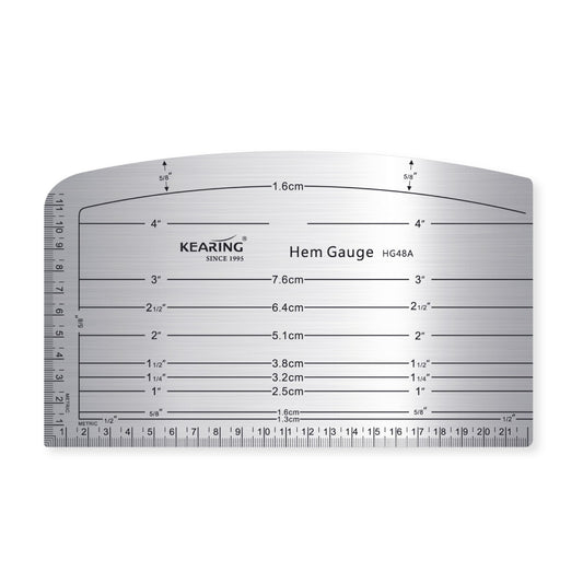 Kearing Aluminum Hem Gauge