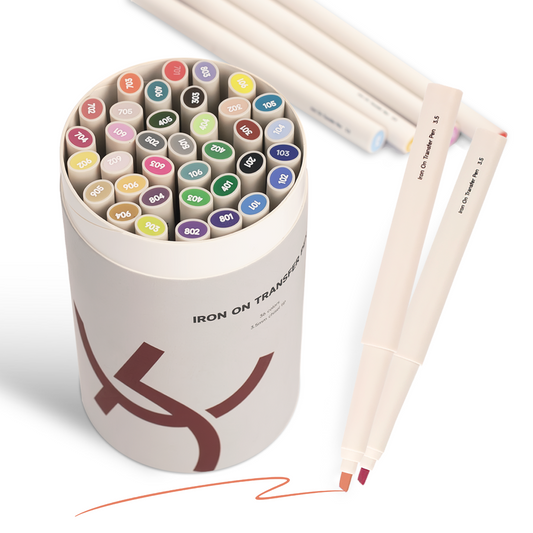 Kearing Ellipse Iron-on Transfer Pen | Vibrant 36 Color Set