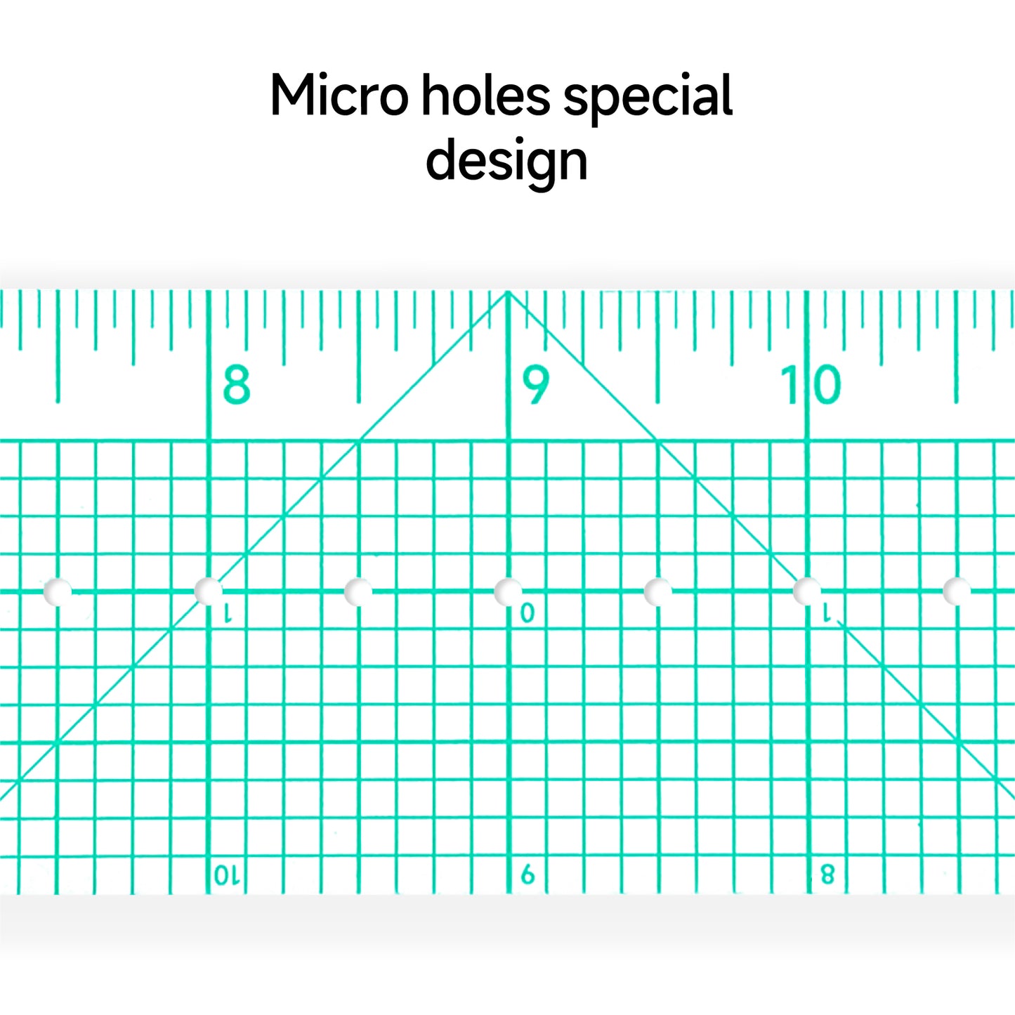 Kearing H8085 Pattern Grading Ruler with Holes 18”